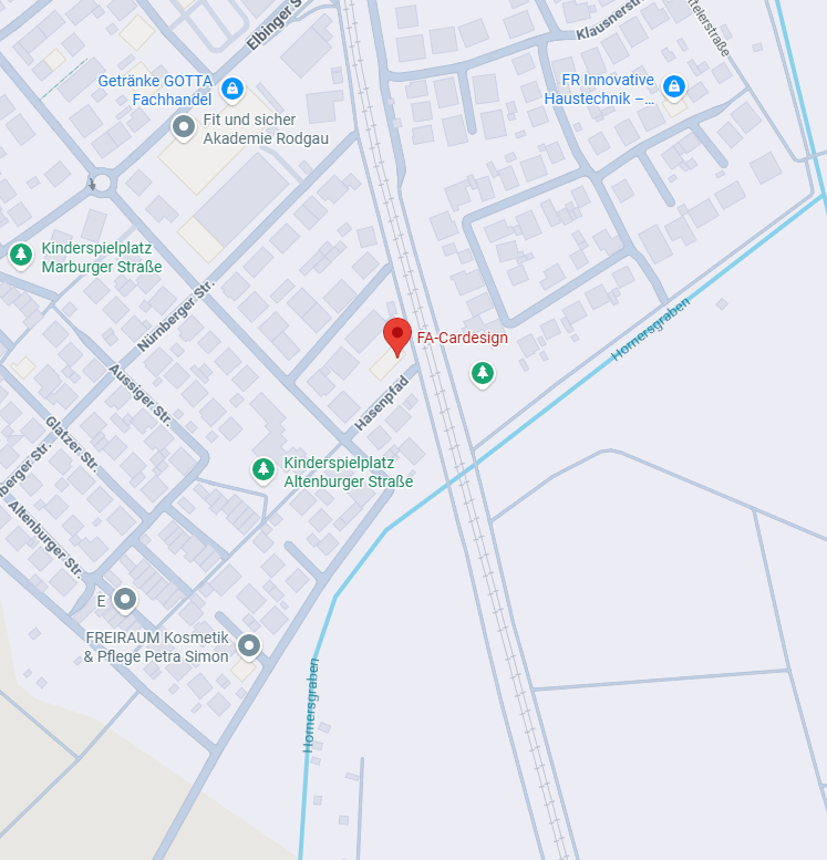 Karte: FA-CARSERVICES, Hasenpfad 2, 63110 Rodgau